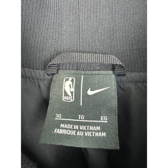 Nike Golden‎ State Warriors Courtside Icon Collection Blackout Bomber Jacket XL - Picture 2 of 3